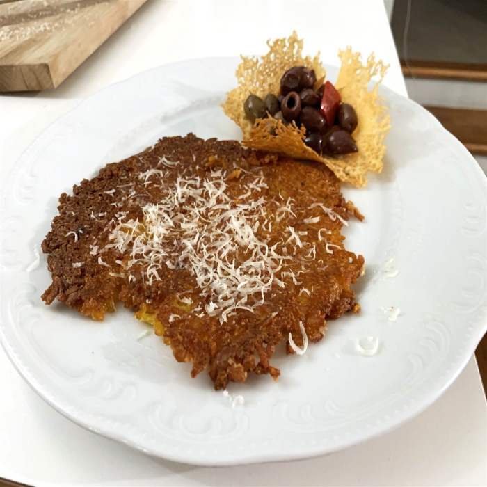 Risotto al salto con Grana Padano