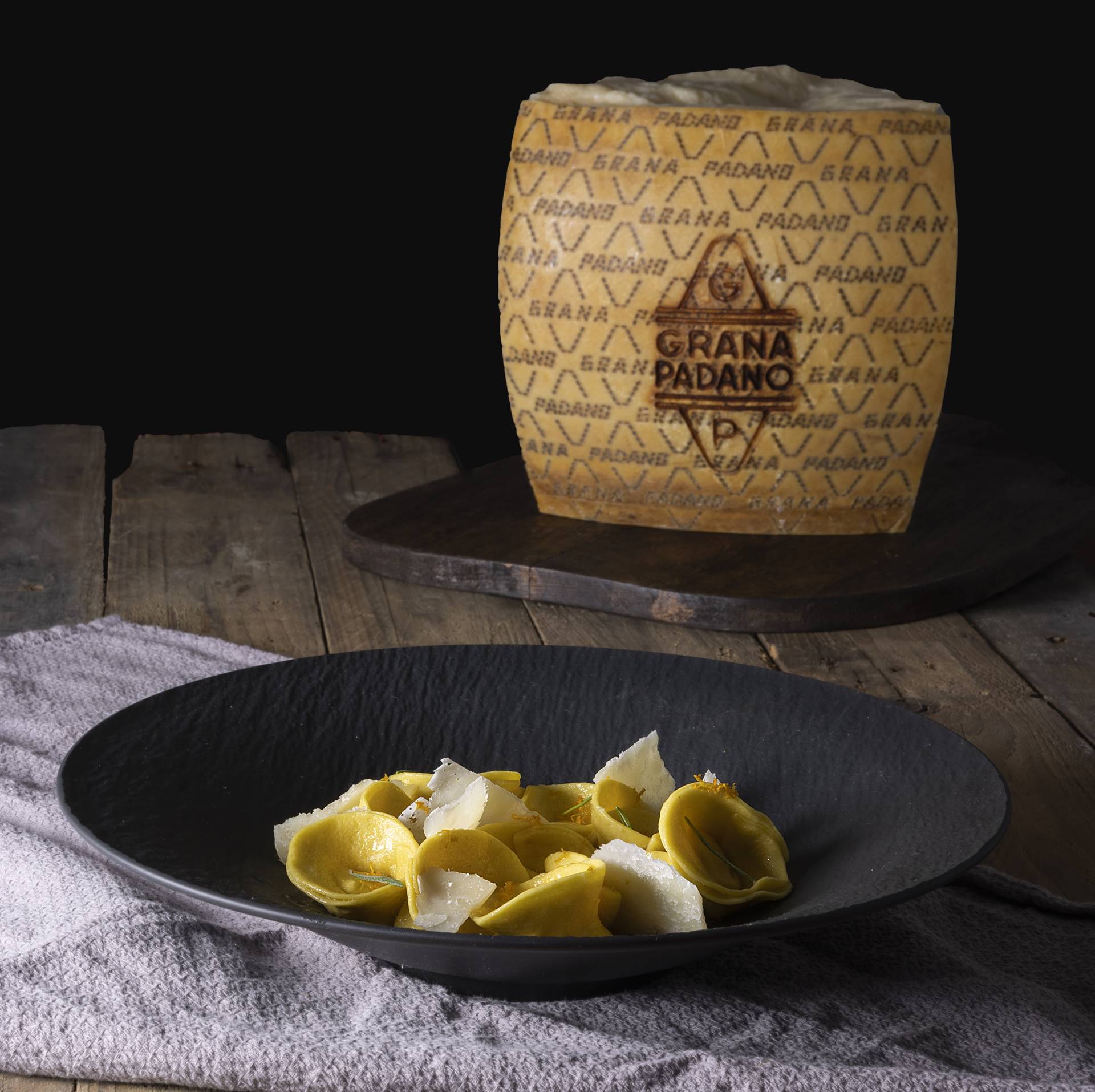 Tortelli di Grana Padano e pere