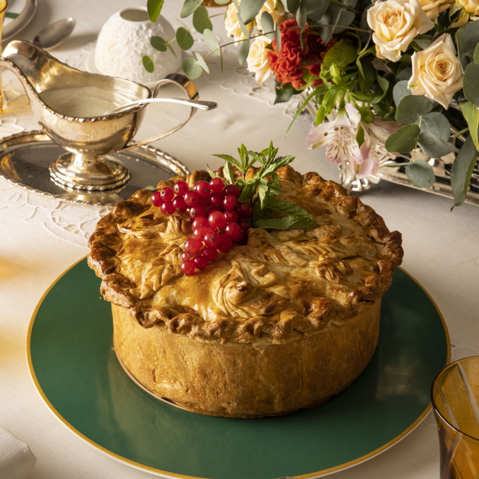 Pasta and artichoke pie