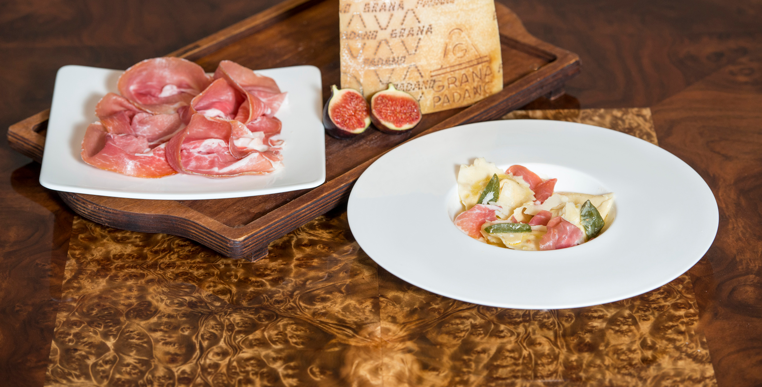 Agnolotti with Grana Padano and Prosciutto di San Daniele 