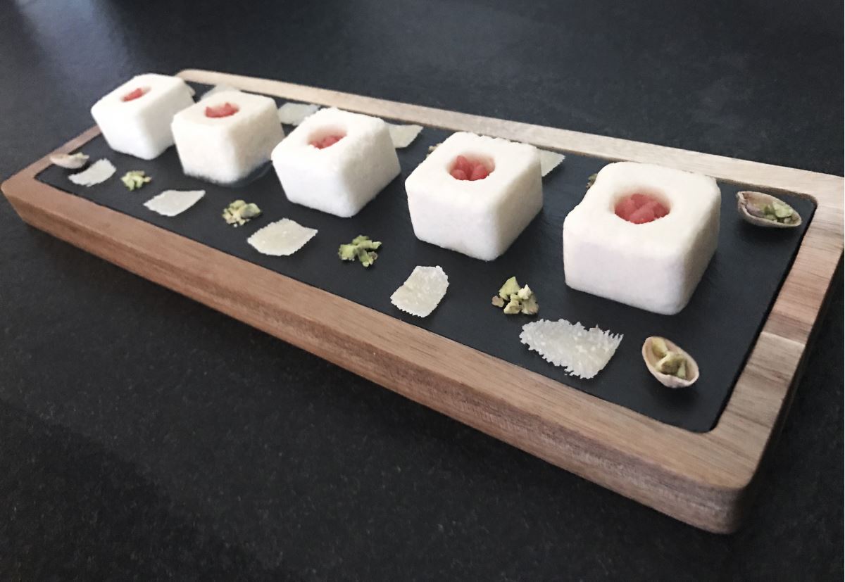 Semifreddo di sushi al Grana Padano