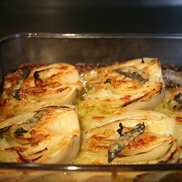 Baked fennel with sage