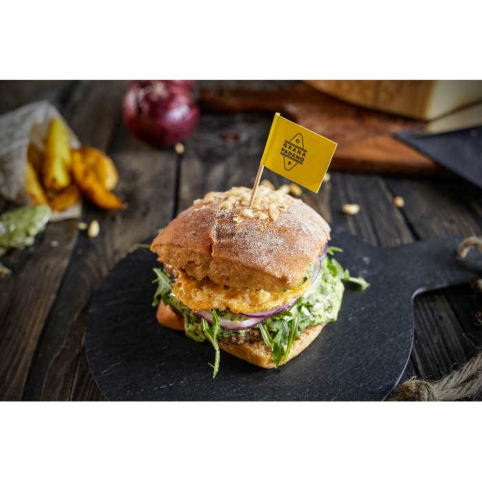 Italianburger mit Grana Padano