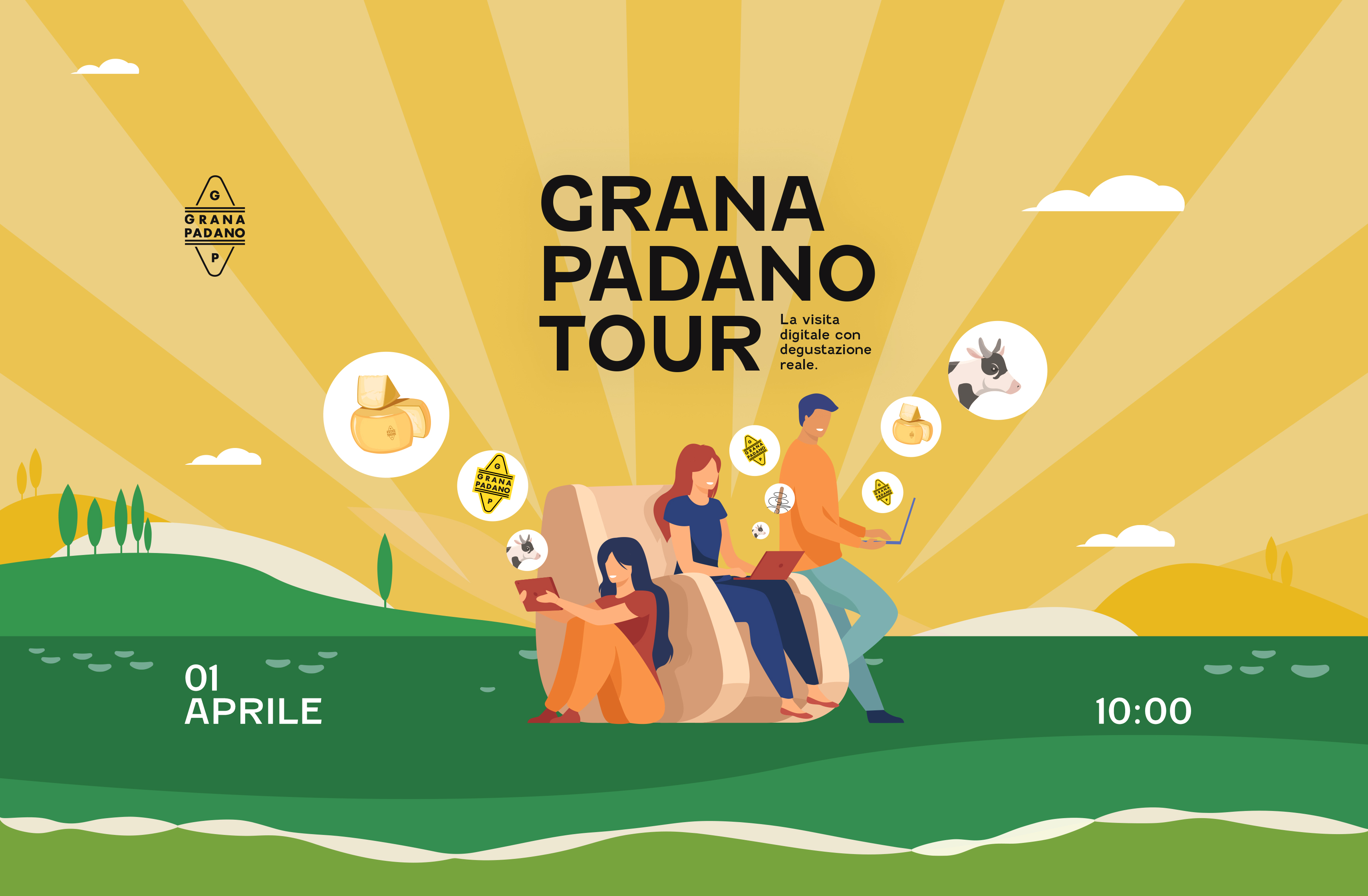 GRANA PADANO TOUR: VISITA VIRTUALE ALLE RADICI DEL GUSTO GRANA PADANO TOUR: VISITA VIRTUALE ALLE RADICI DEL GUSTO