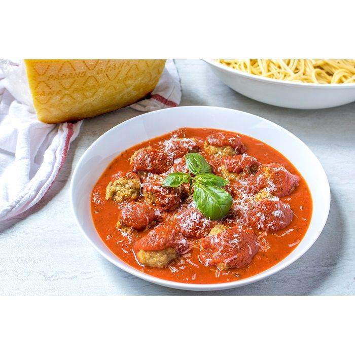 Baked Italian style chicken meatballs