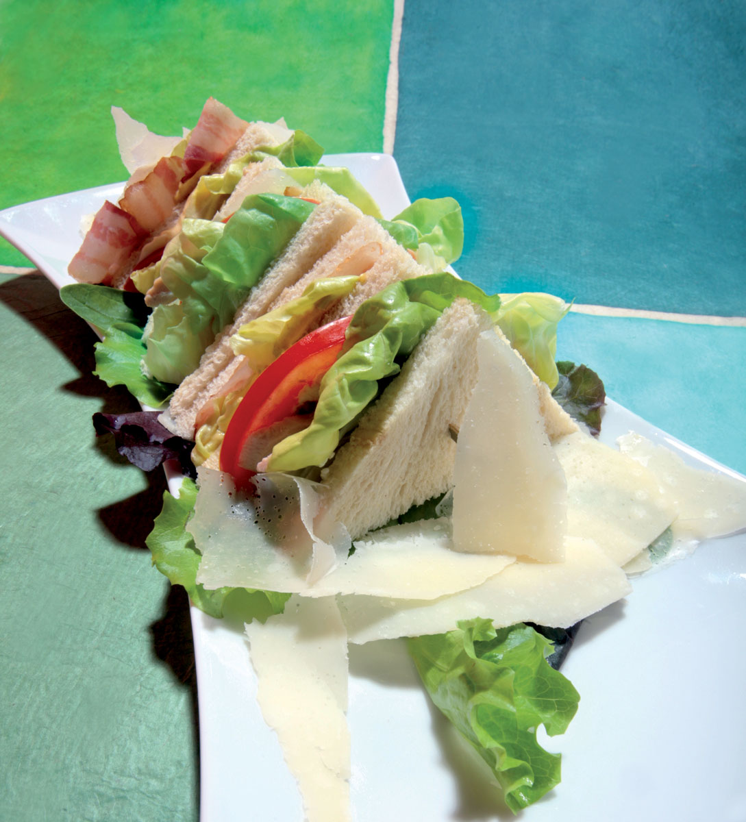 Club sandwich e Grana Padano