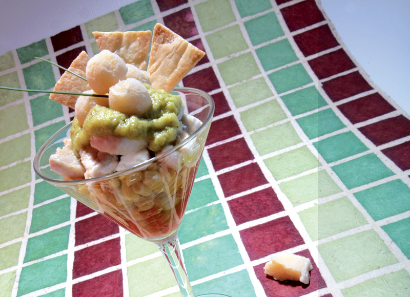 Mexican style corn and Grana Padano salad