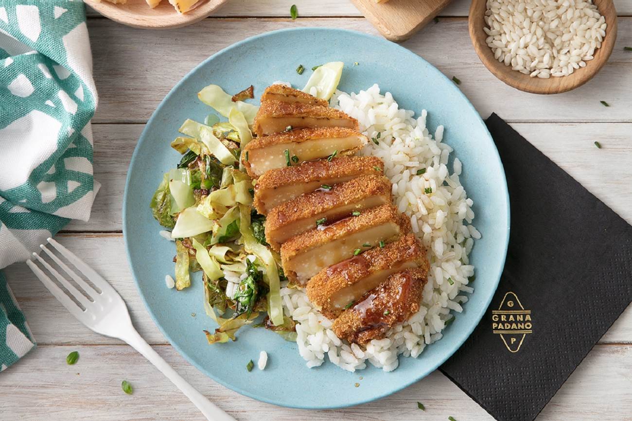 Escalope de croûte de Grana Padano