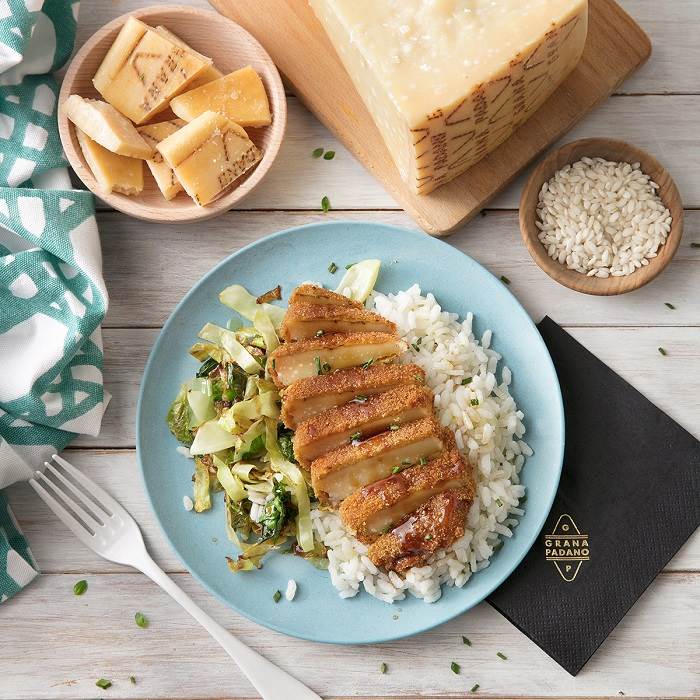 Cotoletta di crosta di Grana Padano DOP