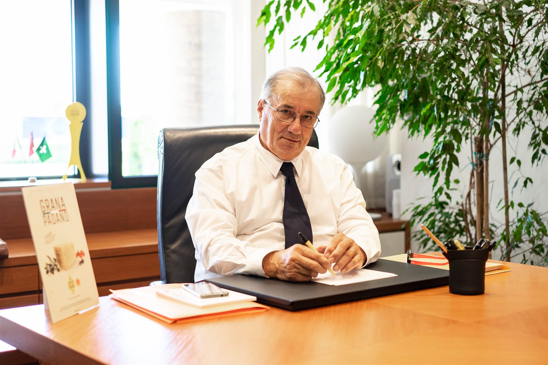 Il presidente del Consorzio, Renato Zaghini