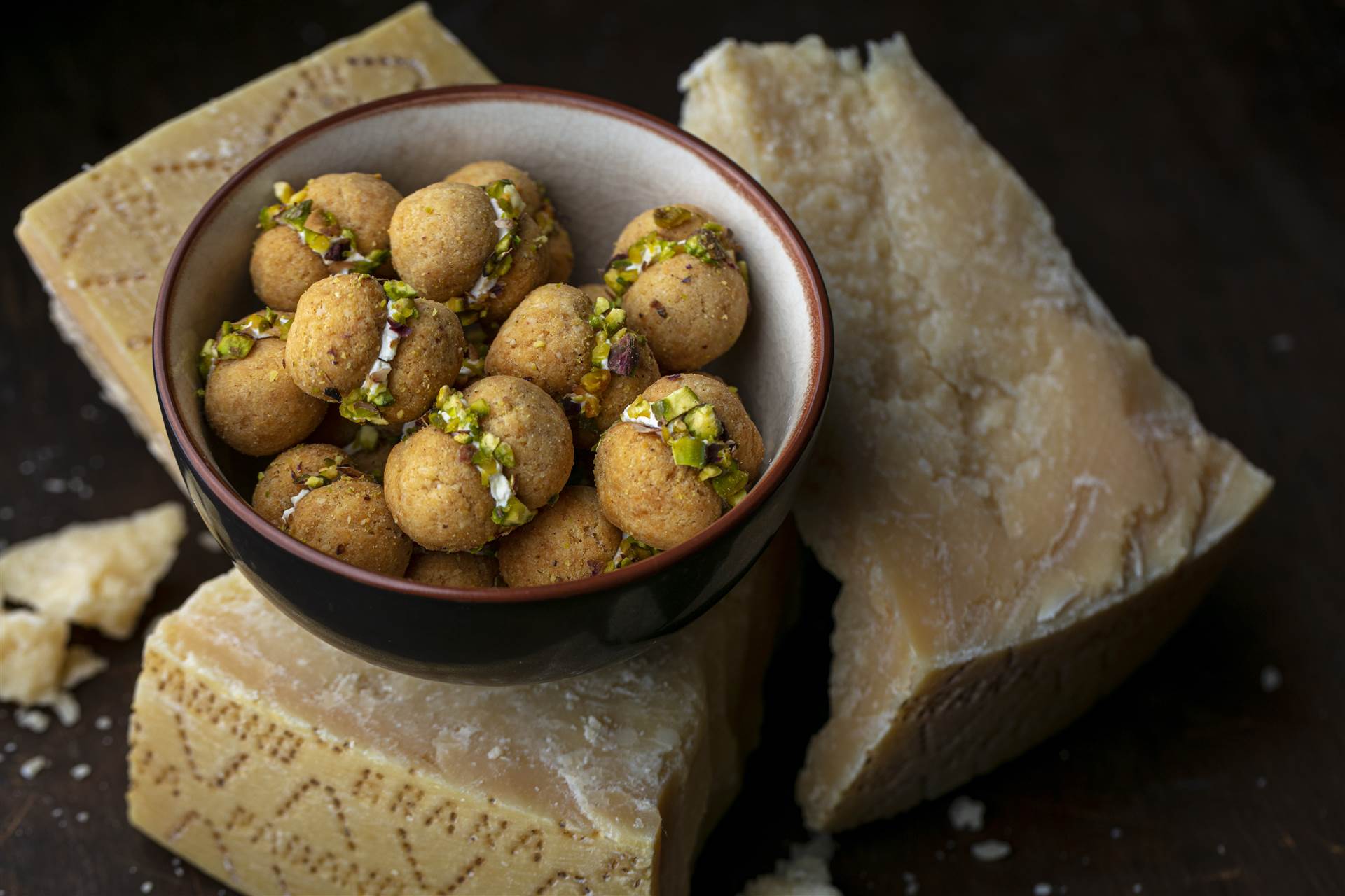 Baci di dama de Grana Padano