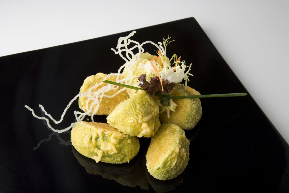 Peperoni verdi ripieni di mascarpone
