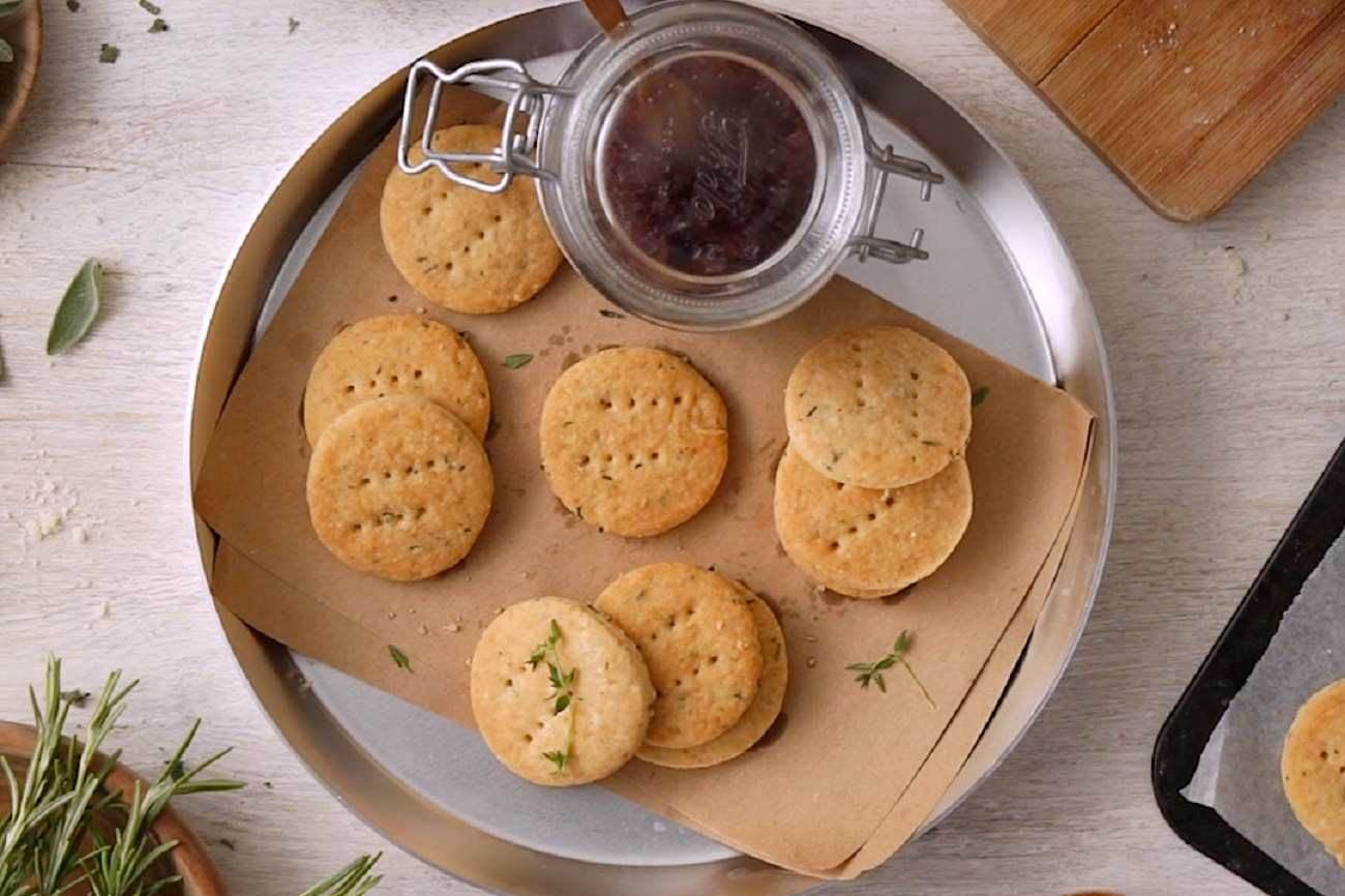 Herzhaftes Mürbeteiggebäck mit Grana Padano „Riserva” 