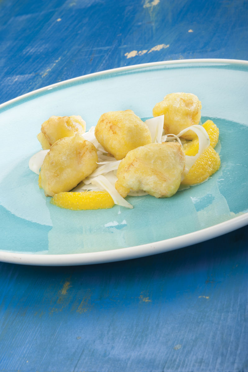 Fish and cheese (crocchette di merluzzo e Grana Padano)