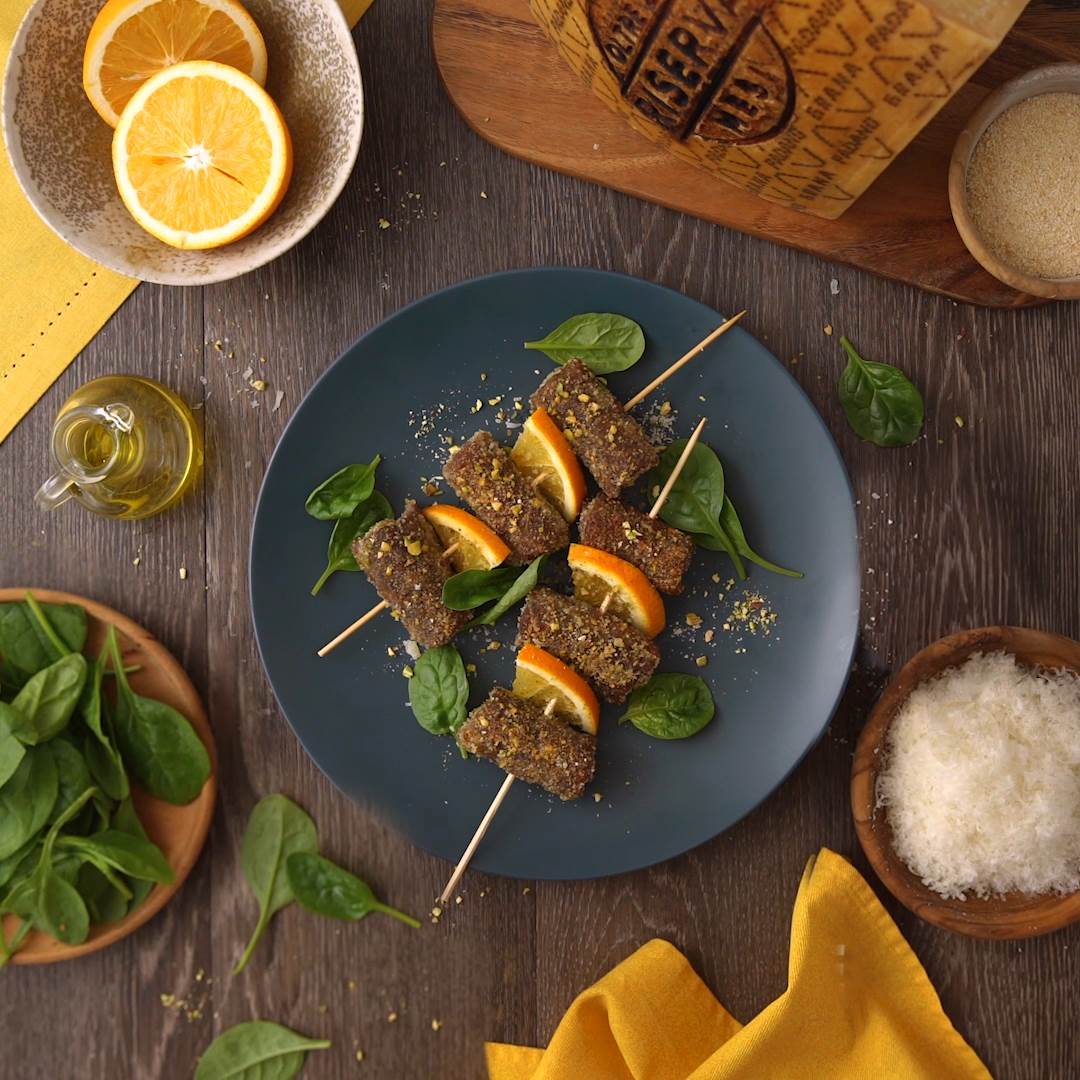 Paupiettes, oranges et Grana Padano Riserva