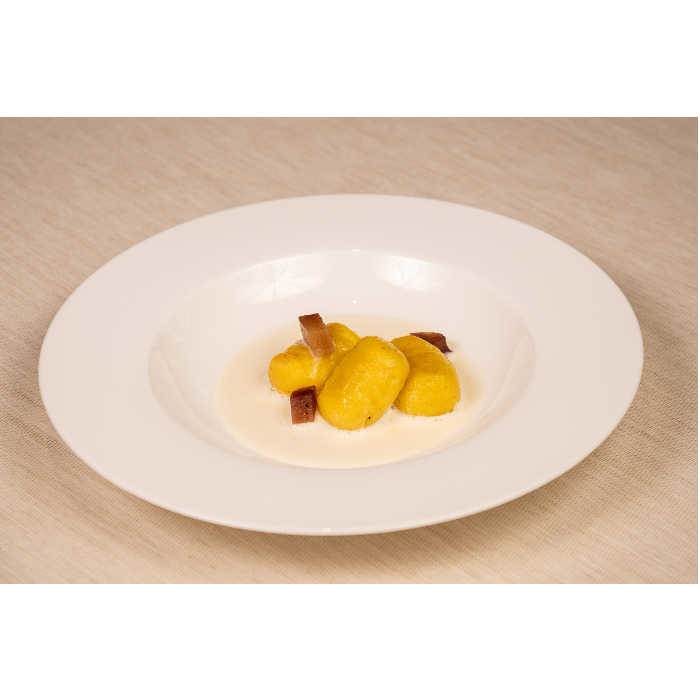 Gnocchi di patate alla friulana, fonduta al Grana Padano 