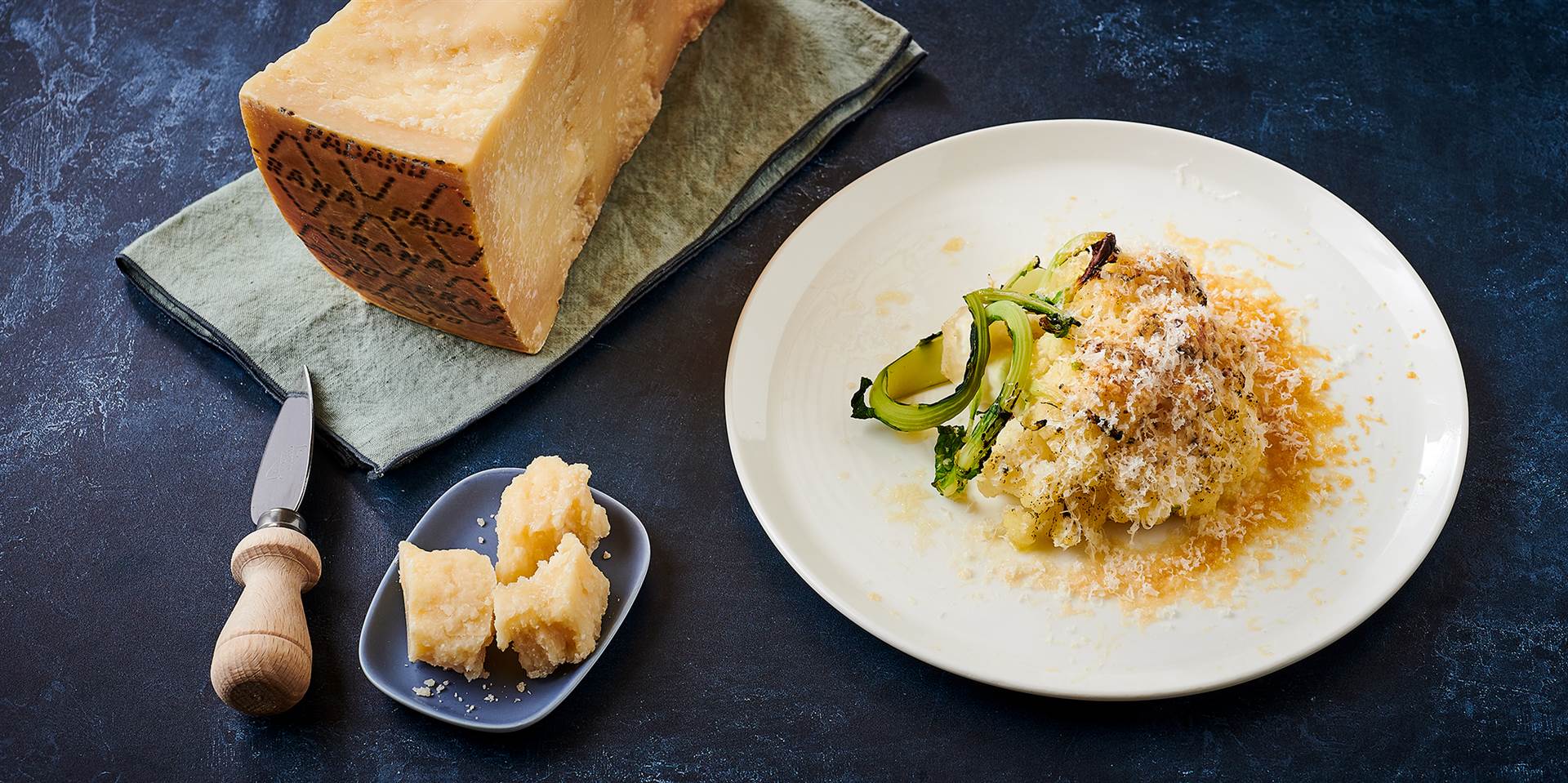 Chou-fleur rôti au Grana Padano