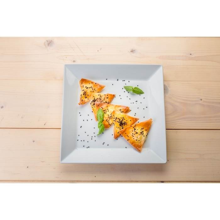 Fagottini di pasta fillo con verdure e Grana Padano Riserva