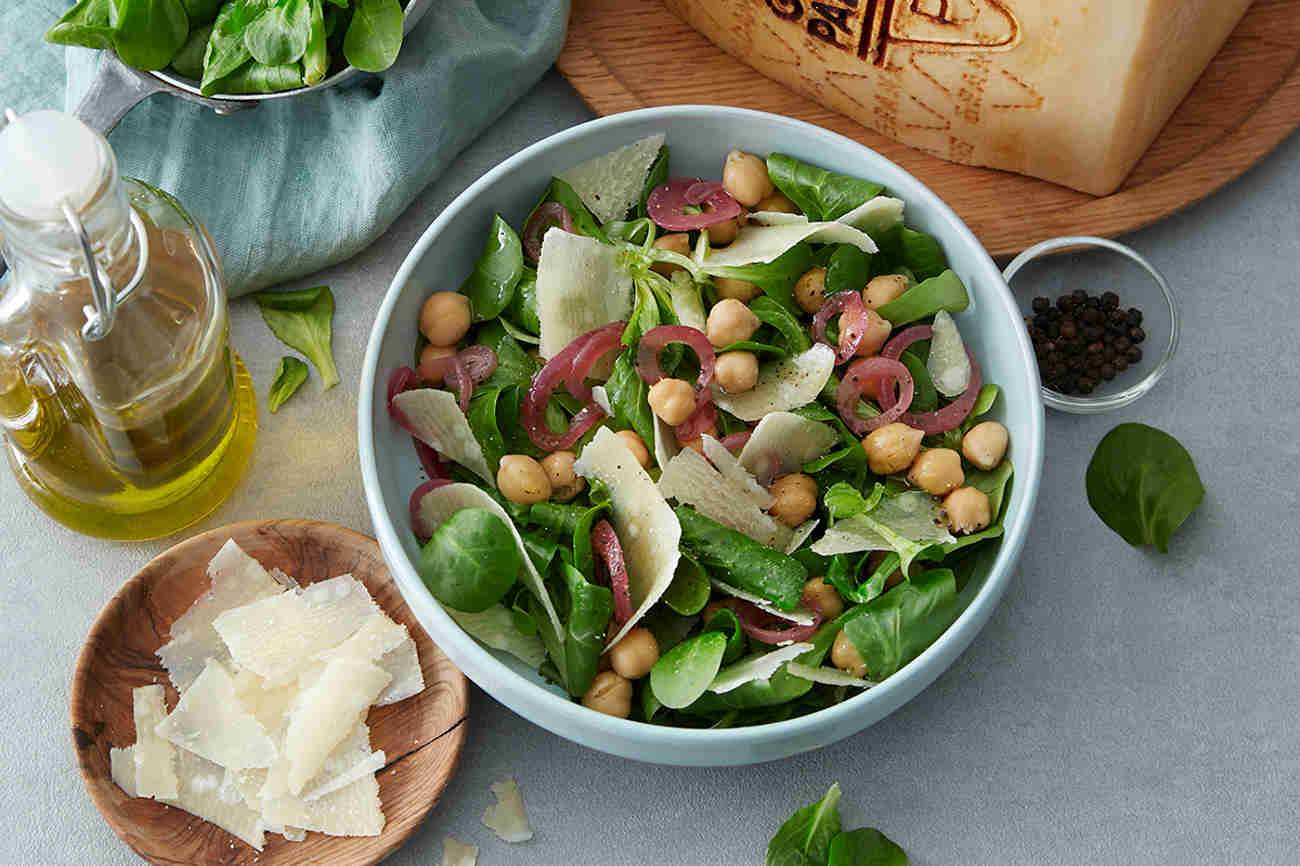 Kichererbsensalat mit Grana Padano