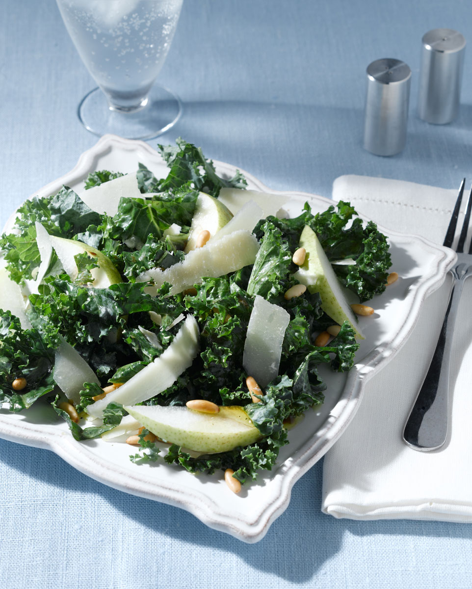 Kale salad with Grana Padano and citrus dressing 