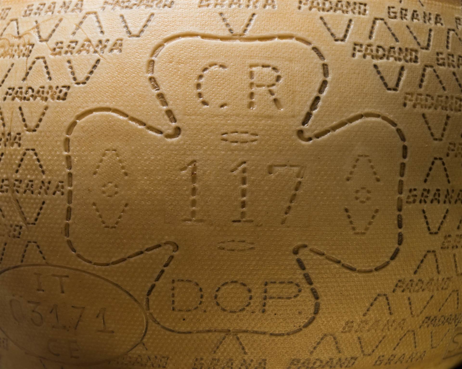 Cr 117: la matricola identificativa del Grana Padano Dop&lt;br&gt;prodotto da Latteria Soresina