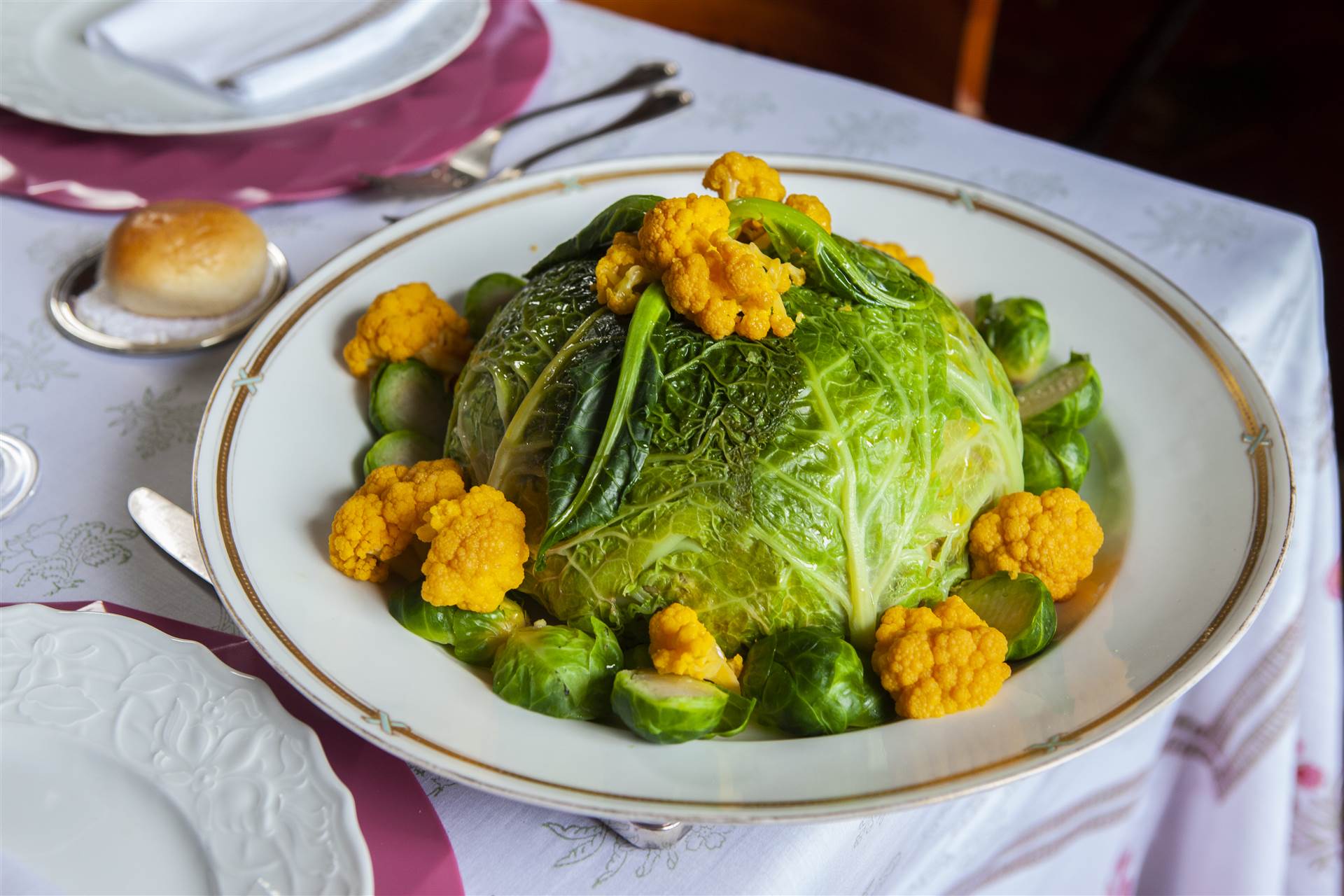 Savoy cabbage dome