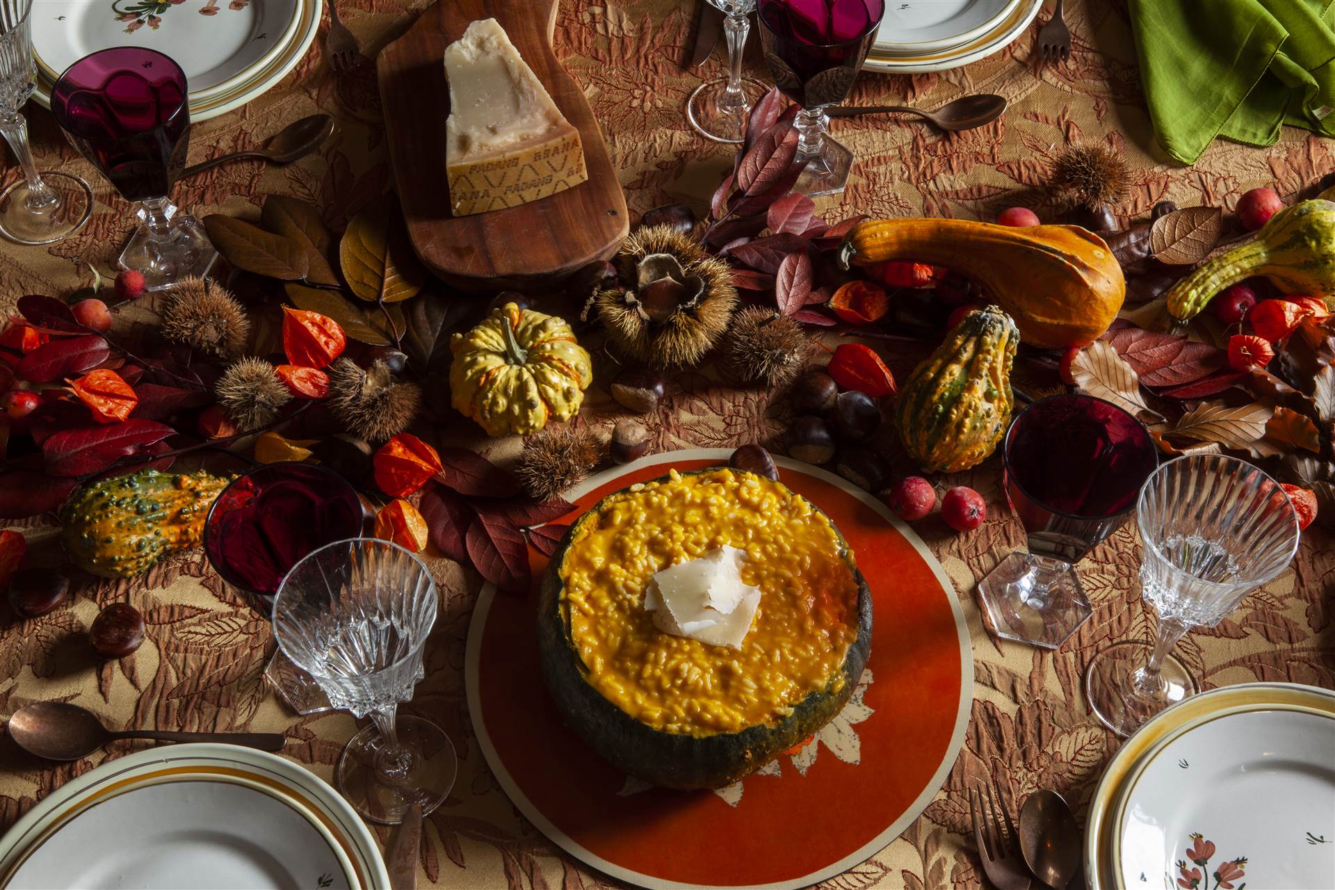 Risotto con calabaza y Grana Padano Riserva