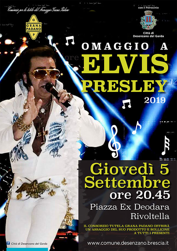 GRANA PADANO ED ELVIS PRESLEY: festa in piazza per due miti GRANA PADANO ED ELVIS PRESLEY: festa in piazza per due miti