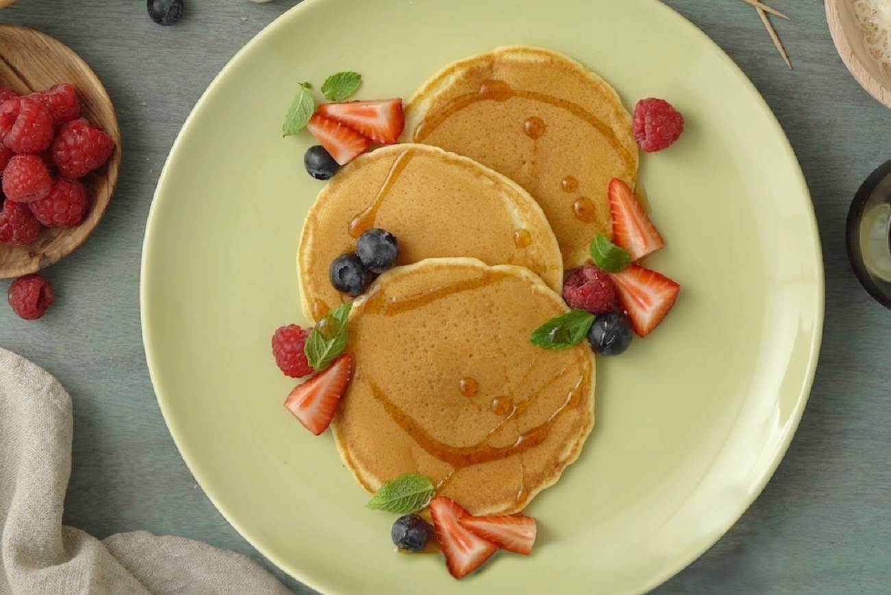 Pfannkuchen mit Grana Padano