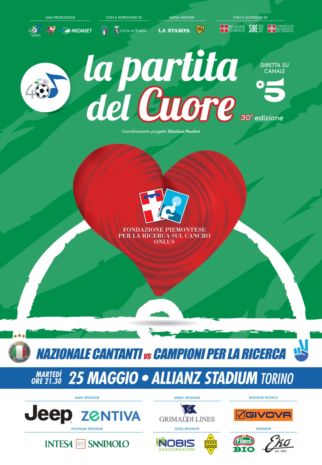 GRANA PADANO ALLA “PARTITA DEL CUORE” CONTRO I TUMORI GRANA PADANO ALLA “PARTITA DEL CUORE” CONTRO I TUMORI