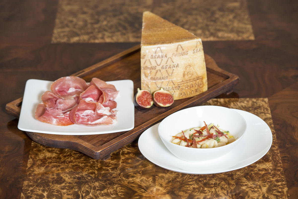 Pasta e Fagioli with Prosciutto di San Daniele 