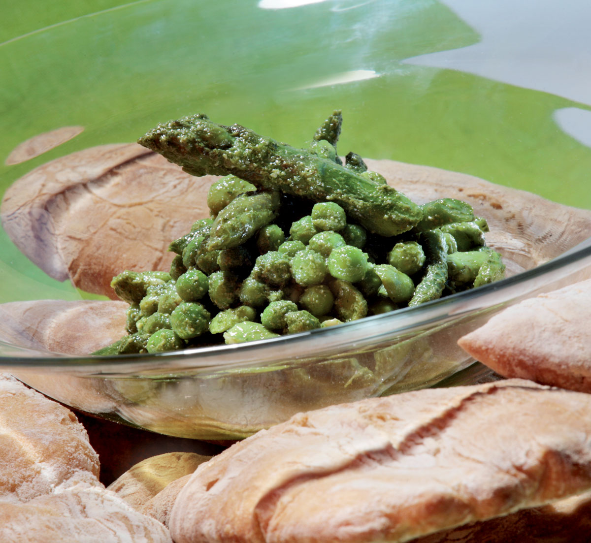 Pesto di legumi freschi e Grana Padano DOP