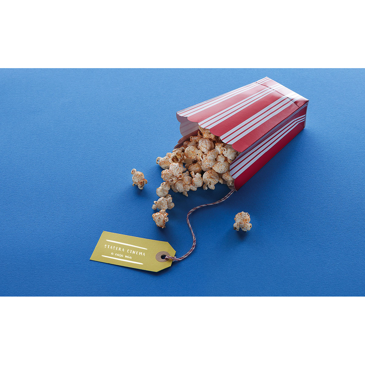 Palomitas de maíz al Grana Padano y pimentón dulce