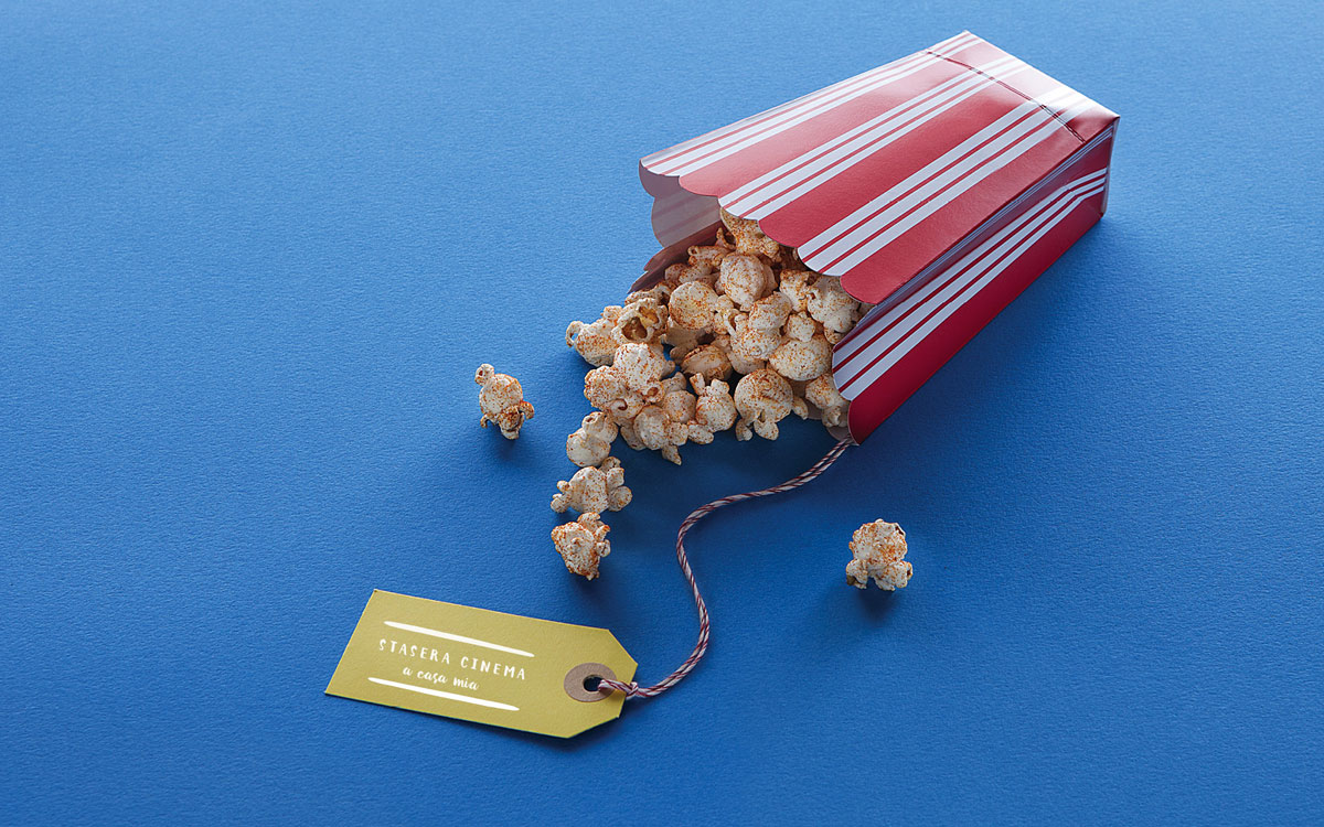 Savoury Popcorn with Grana Padano
