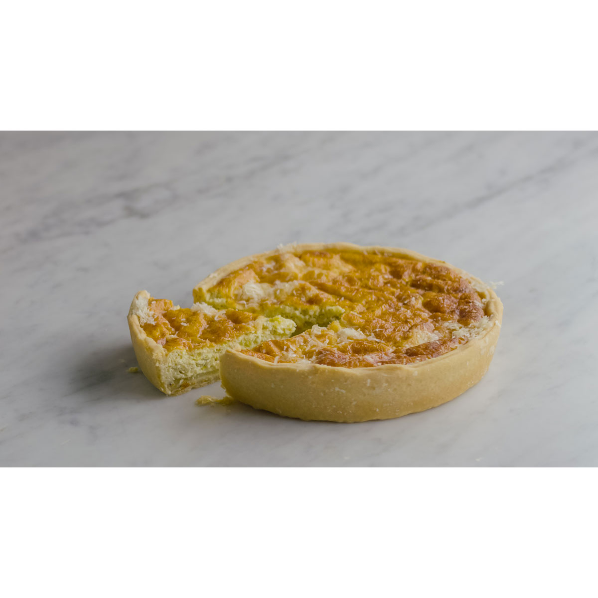Quiche porri, patate e Grana Padano