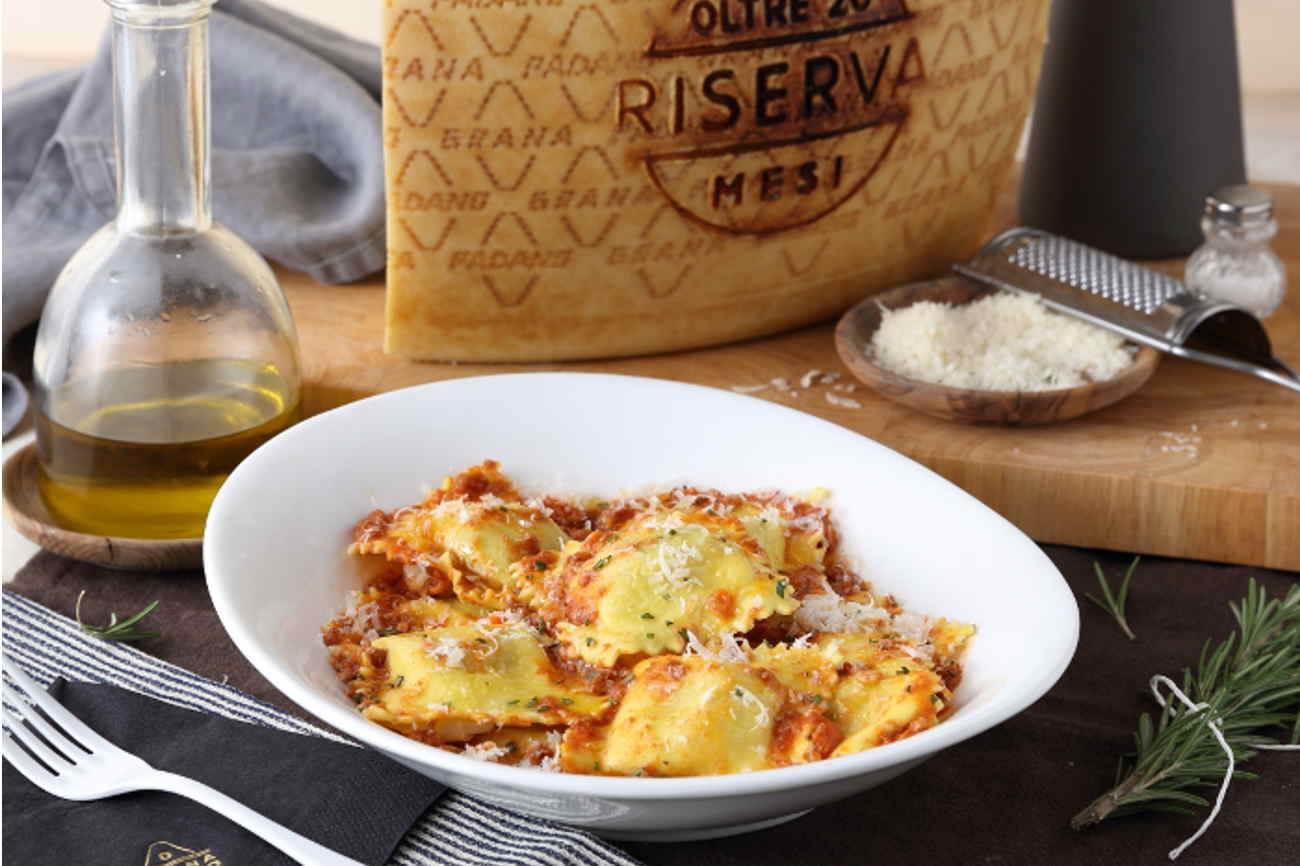 Ravioli with Braised Beef and Grana Padano Riserva