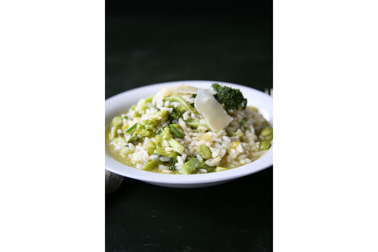 Risotto with vegetables