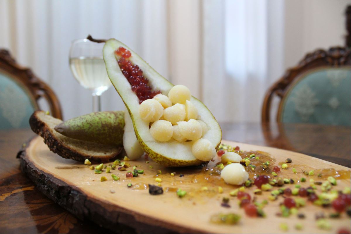 Délice de poire au Grana Padano
