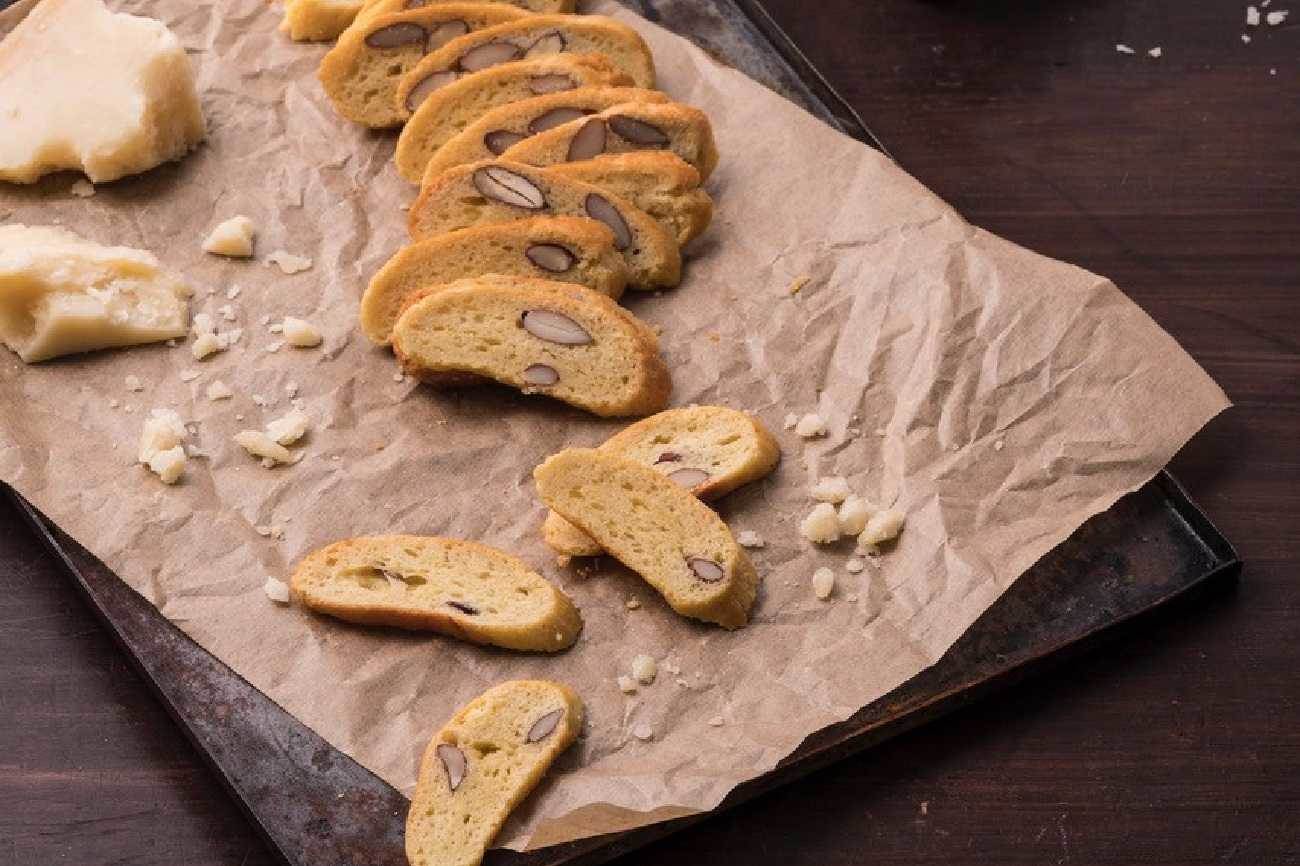 Savoury Grana Padano biscotti