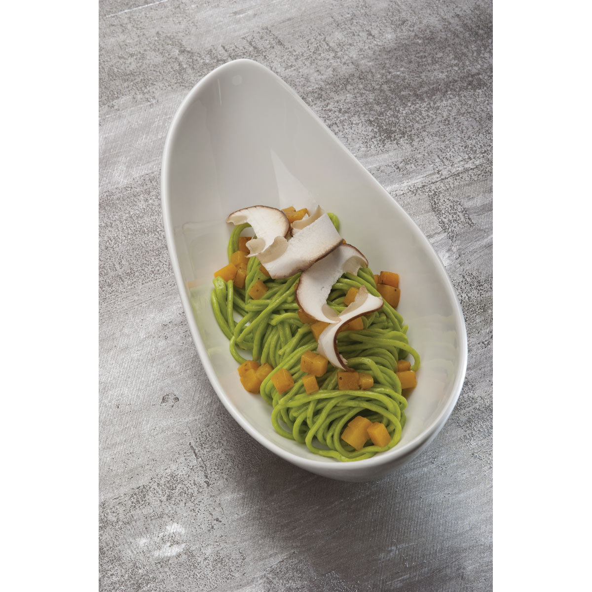 Tagliolini zucca, porcini e Grana Padano