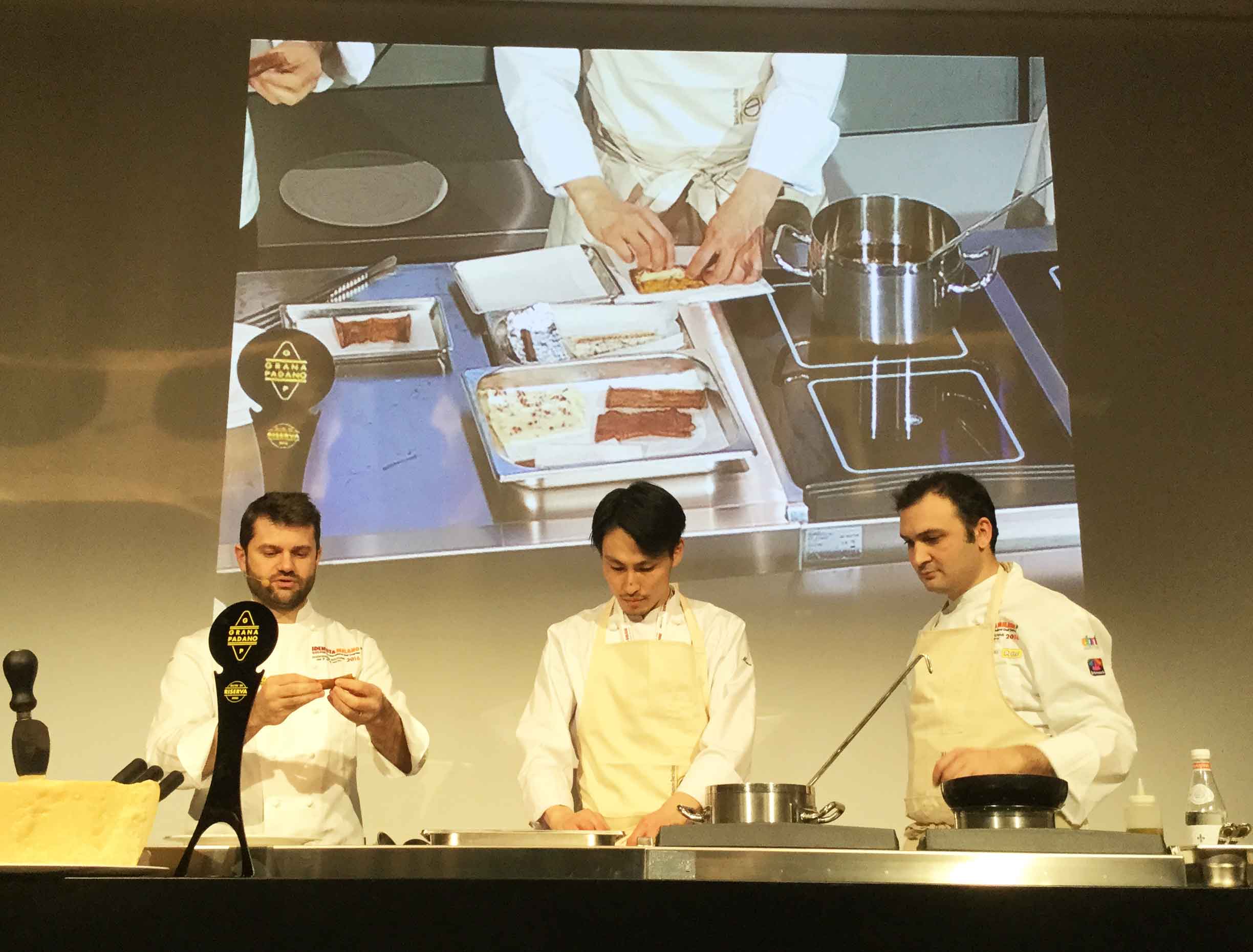Grana Padano Riserva nei piatti di Enrico Bartolini