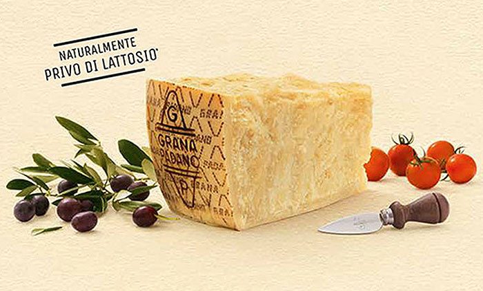 Grana Padano naturellement sans lactose