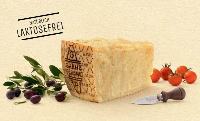 Grana Padano naturlich laktosefrei