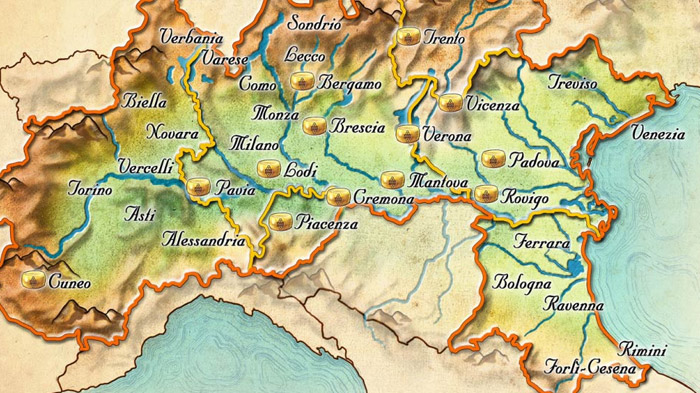 Where Grana Padano comes from