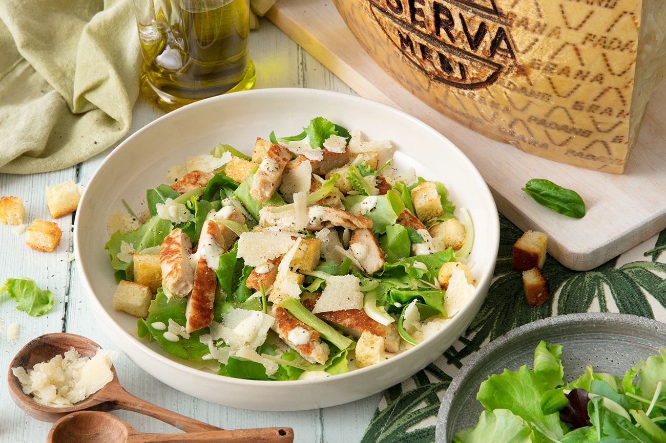 Caesar salad con Grana Padano Riserva