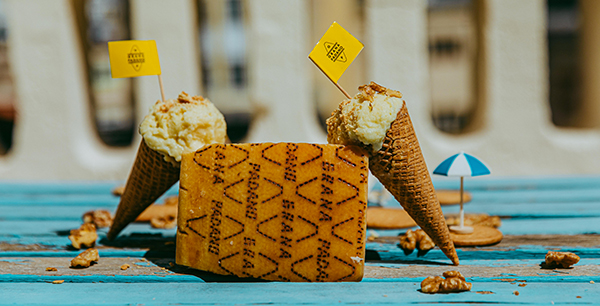 La ruta del helado artesanal de queso Grana Padano