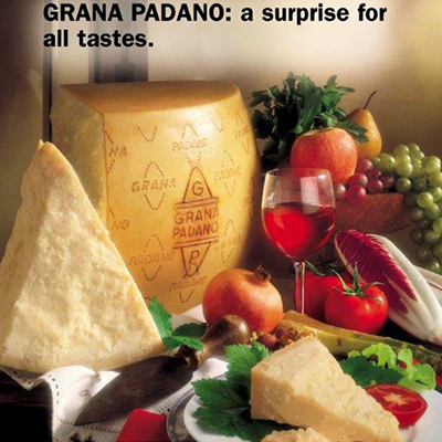 Grana Padano Press Campaign 2002-2004