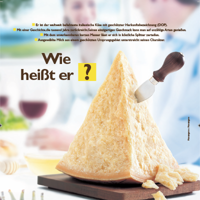 Grana Padano Press Campaign 2005