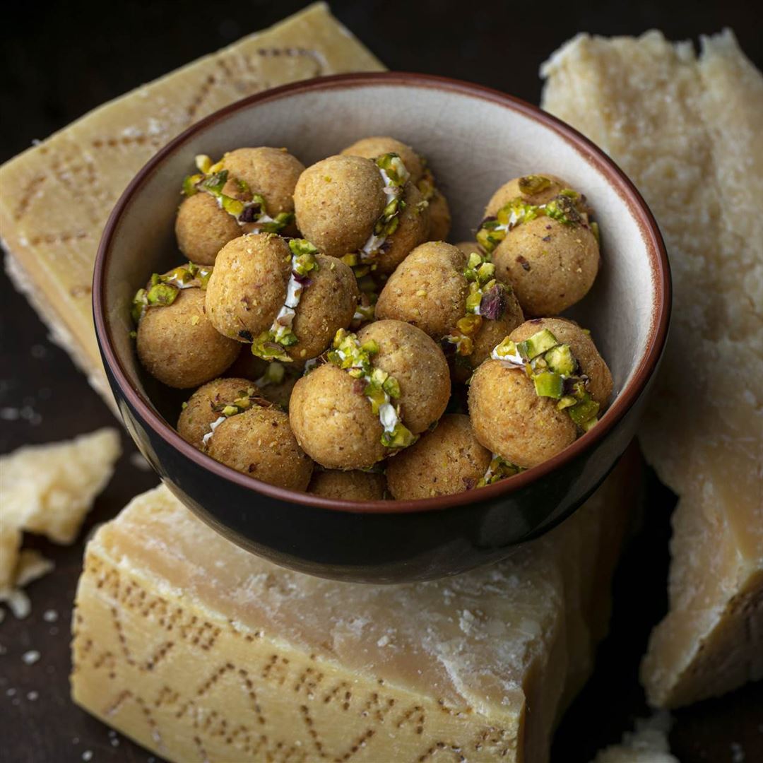 Baci di dama de Grana Padano