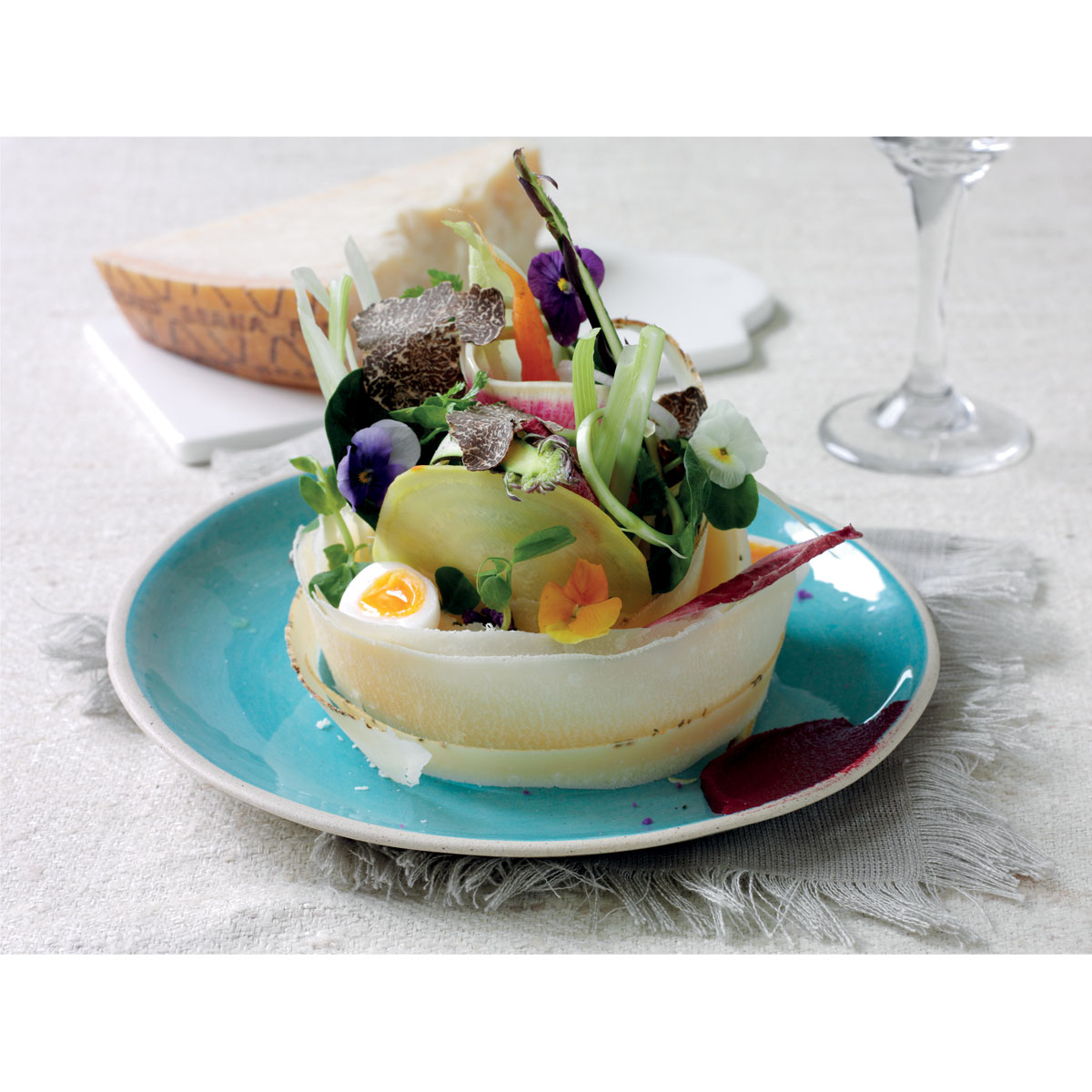 Sommerlicher Salat mit Grana Padano